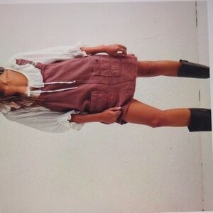 WE THE FREE Overall Smock Mini Railroad Top